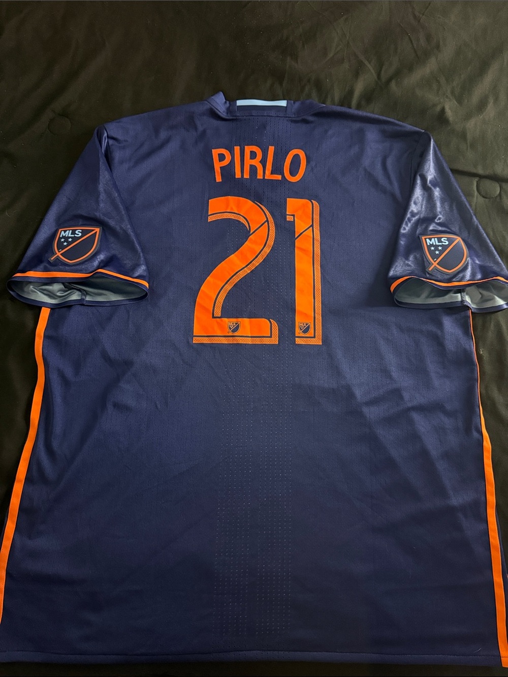 RARE NYCFC 🇺🇸 #21 Andrea Pirlo 2016-17 MLS Adidas Away Player Edition Jersey